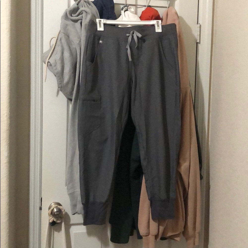 Gray Figs Scrubs Joggers